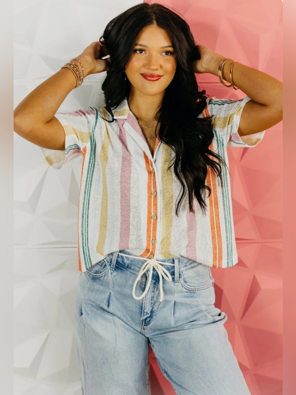 NWT Hem and Thread Top